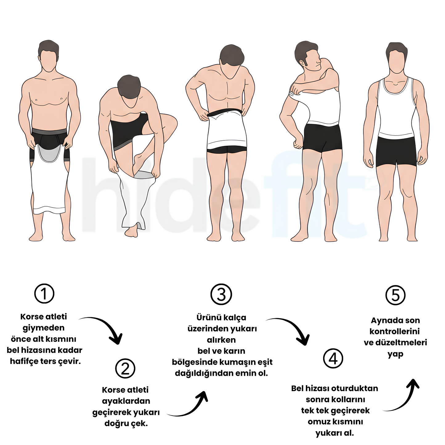 HideFit | Vücut Düzeltici Korse